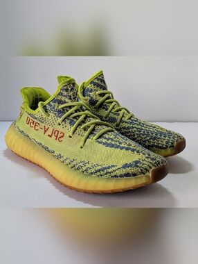 Adidas Yeezy Boost 350 V2 Semi Frozen Yellow - Size 7